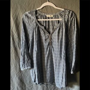 Women’s beach lunch lounge collection blouse size large